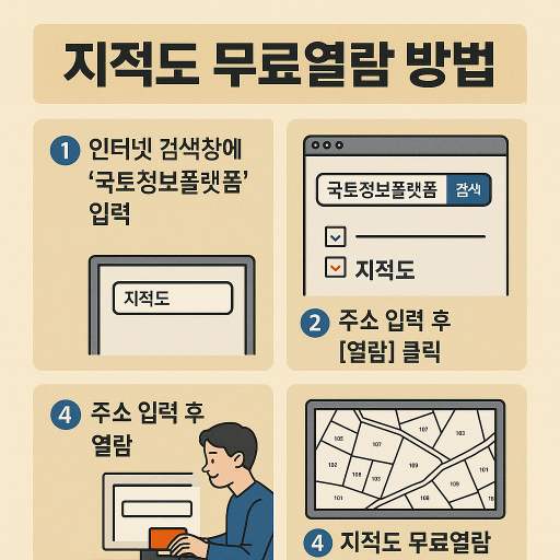 지적도 무료열람 방법 총정리 (2025년 최신)