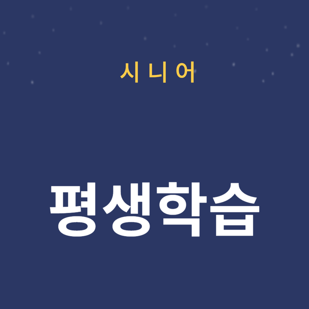 평생 학습의 즐거움: 새로운 기술 배우기