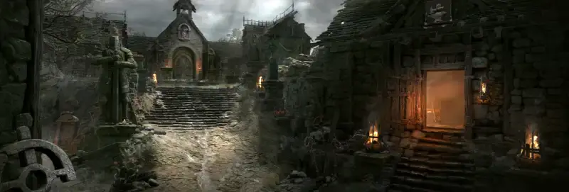 디아블로4-마을-배경의-모습