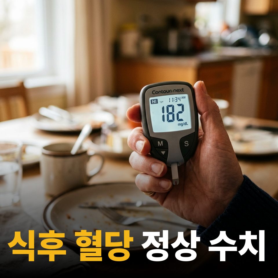 식후 혈당 정상수치