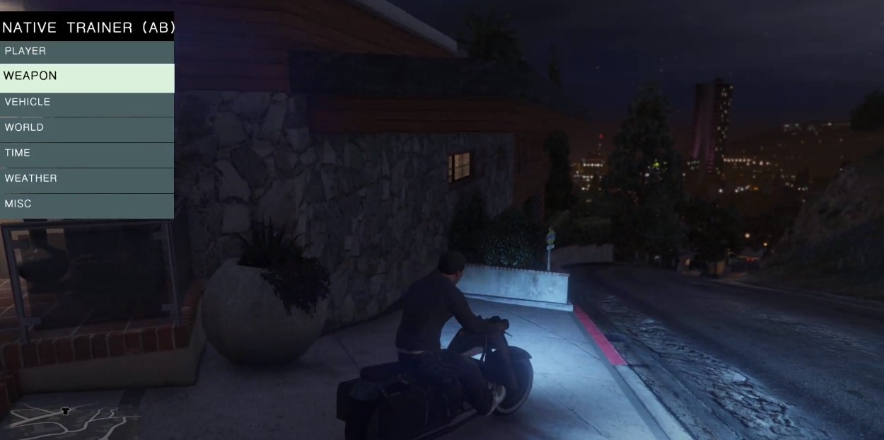 네이티브 트레이너 메뉴