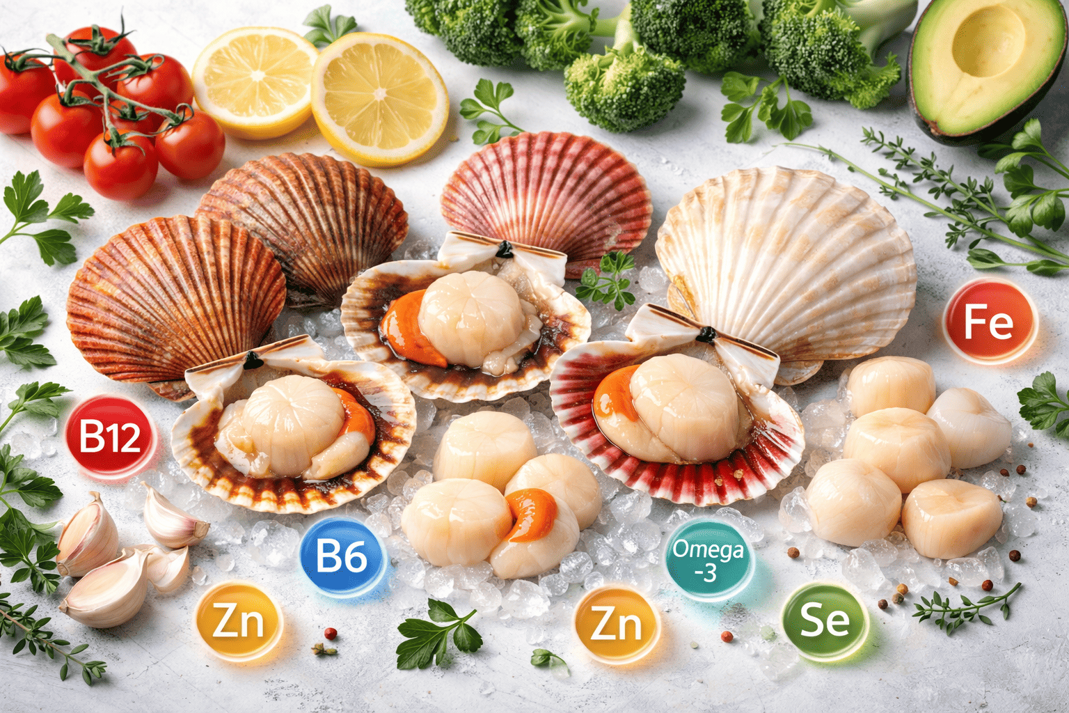 가리비의 영양 성분 분석