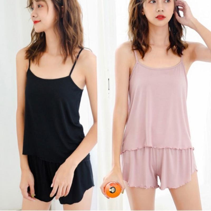 여자 홈웨어 나시 반바지 세트 파자마 편한 잠옷