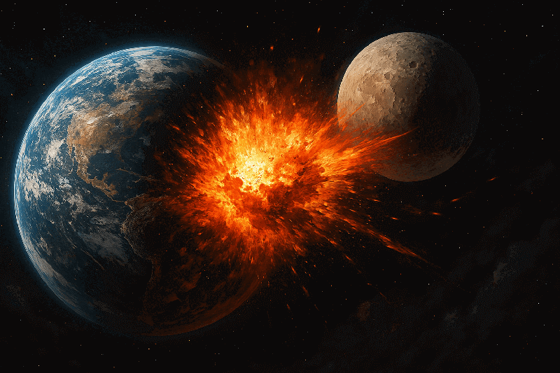 달은 어떻게 만들어졌을까? 달의 탄생