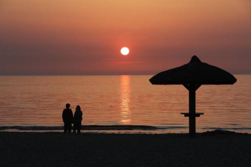 격포해수욕장 일몰