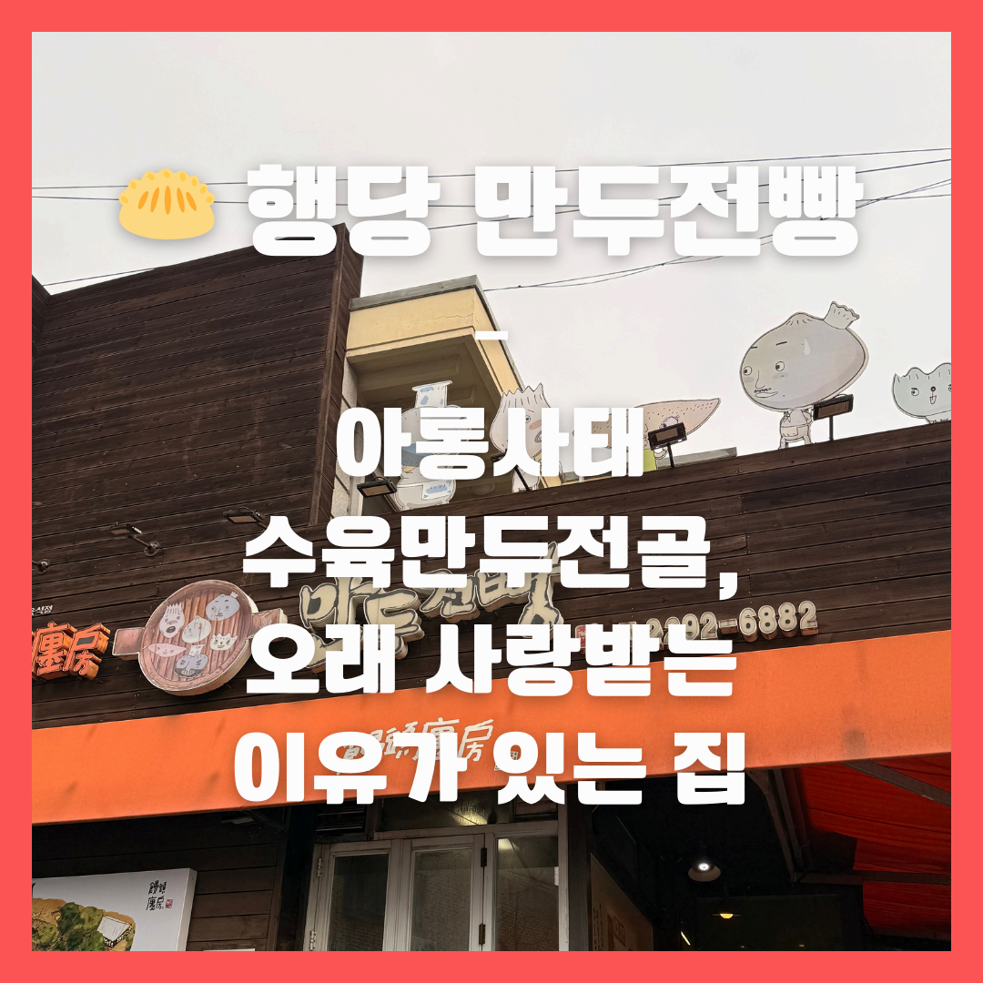 행당 ‘만두전빵’ 아롱사태 만두전골 솔직 후기 – 뜨끈한 겨울 점심 추천
