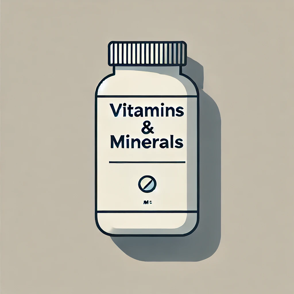 비타민 미네랄 약통 이미지