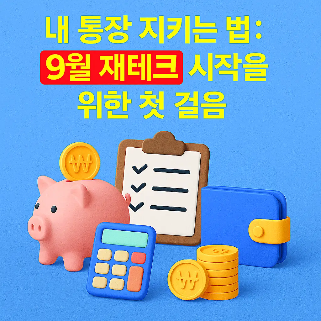 9월 재테크 시작하는 모습