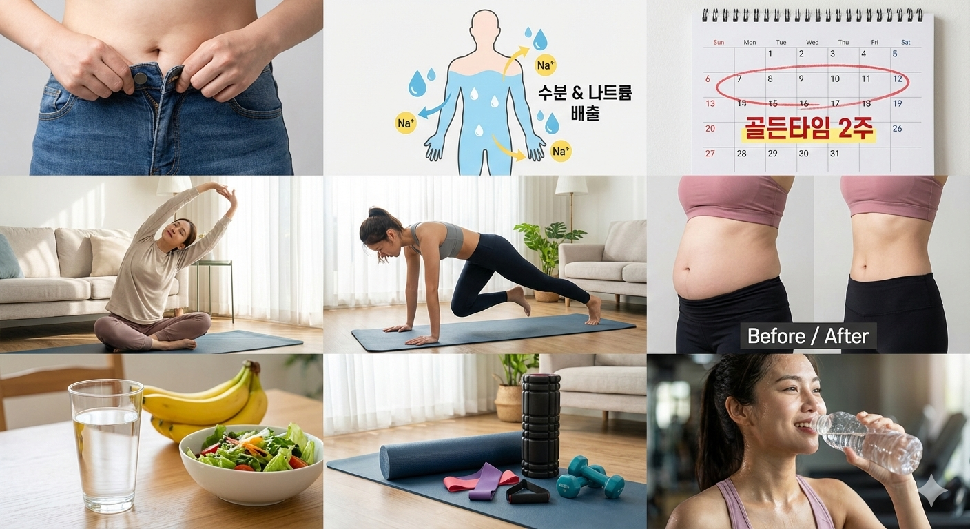 명절 '급찐살', 2주 넘기면 진짜 내 살 됩니다! 집에서 하는 5분 '급찐급빠' 루틴