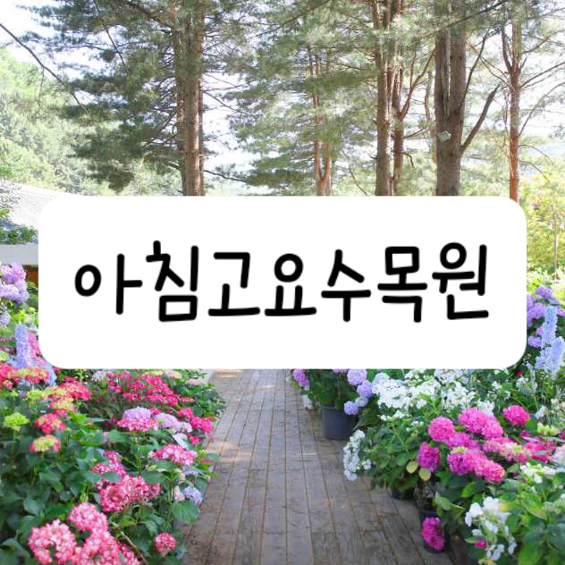 아침고요수목원