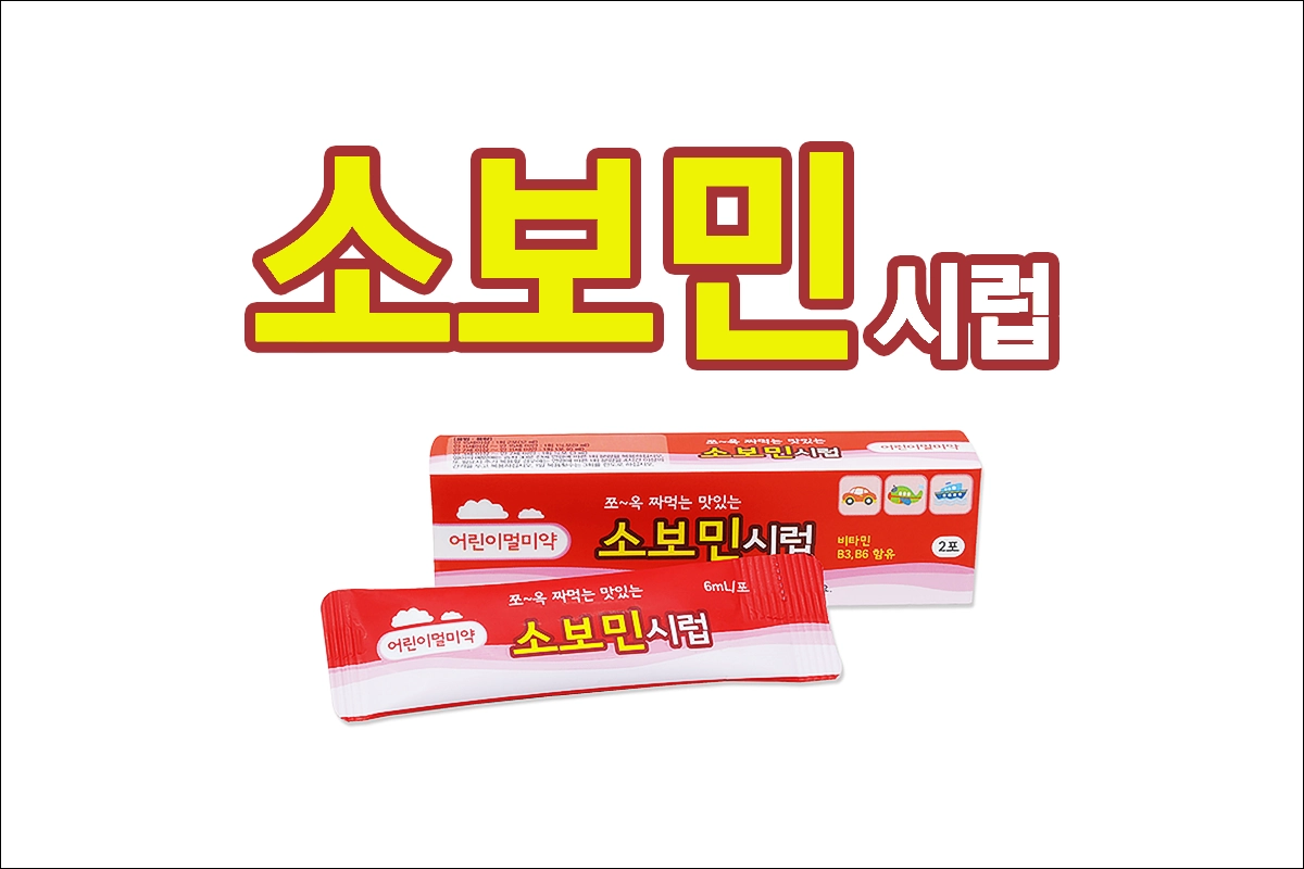 소보민시럽 가격 효능 효과 부작용 어린이 멀미약 최토제 진토제