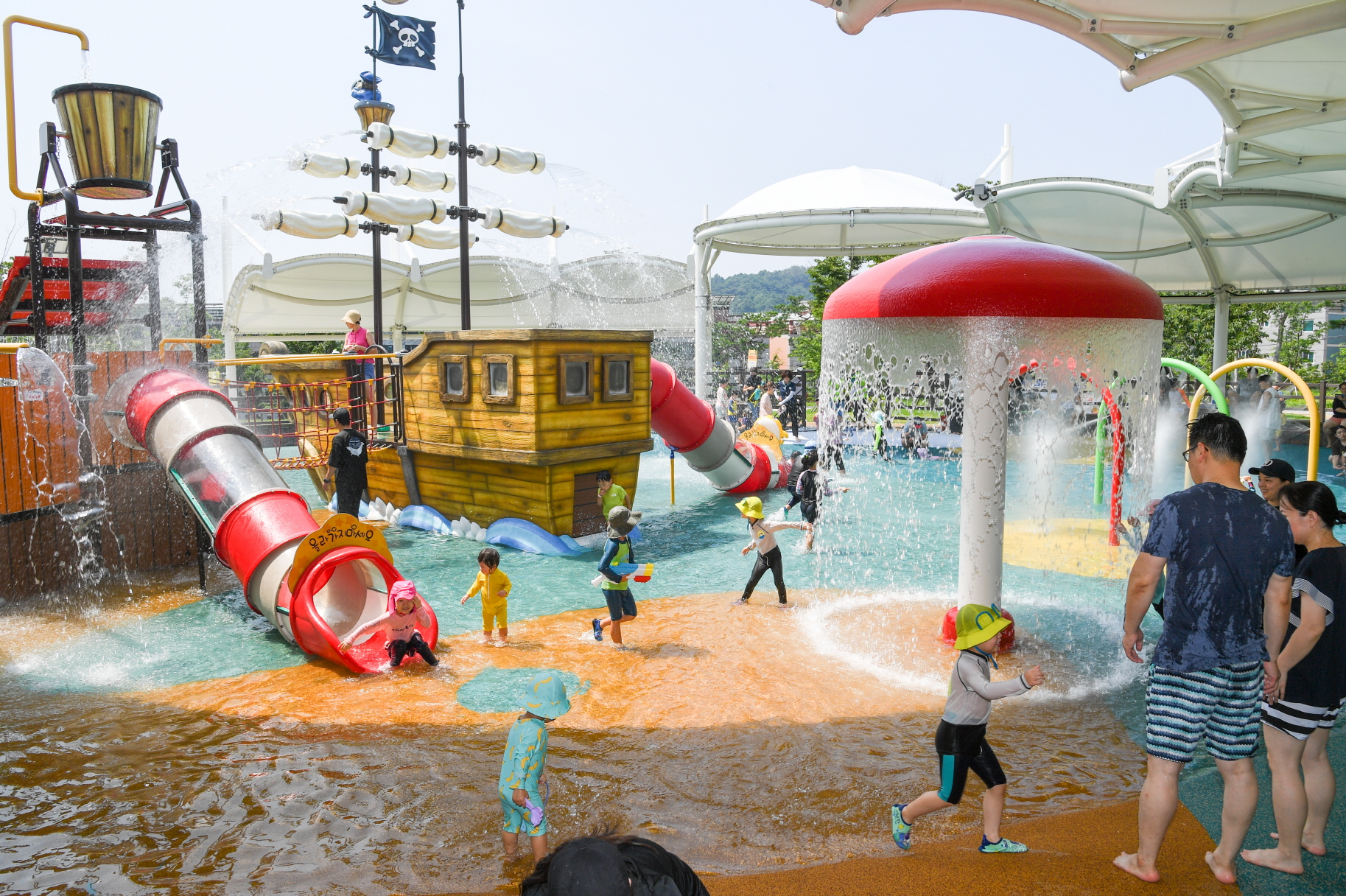 가흥안뜰공원 물놀이장 운영