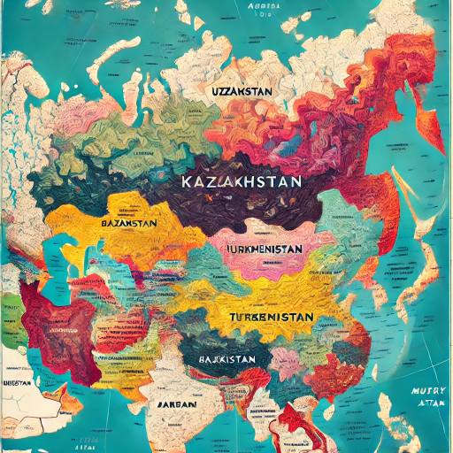 중앙아시아 지도보기