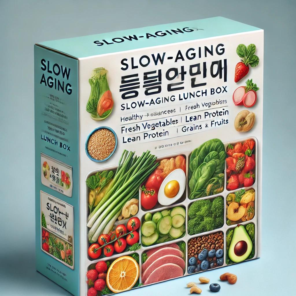 저속노화 도시락