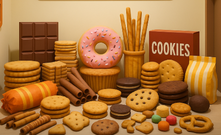 과자의 모습
