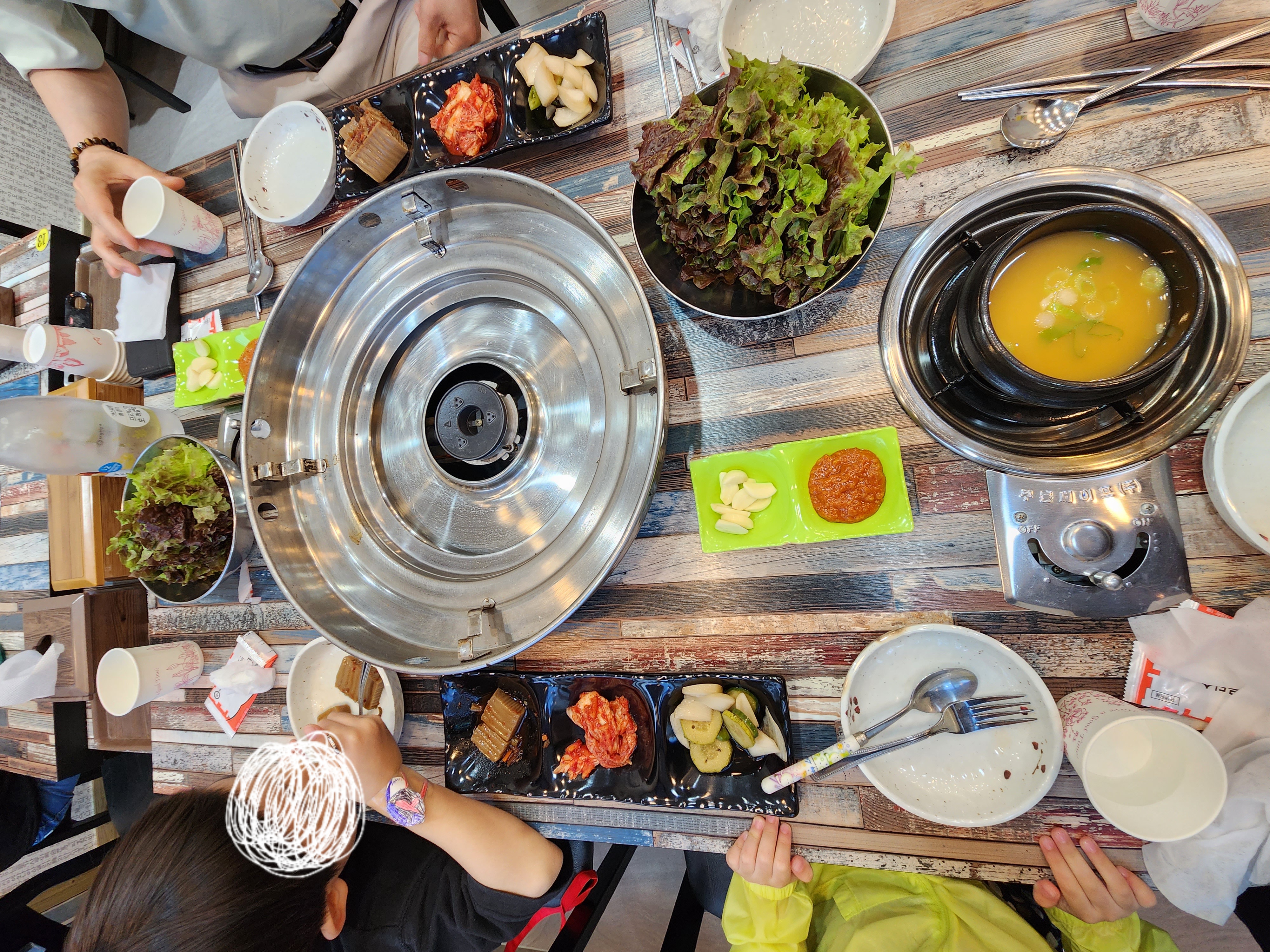 정미경 닭갈비 계란찜 및 반찬