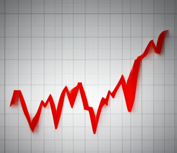 상승하고 있는 차트