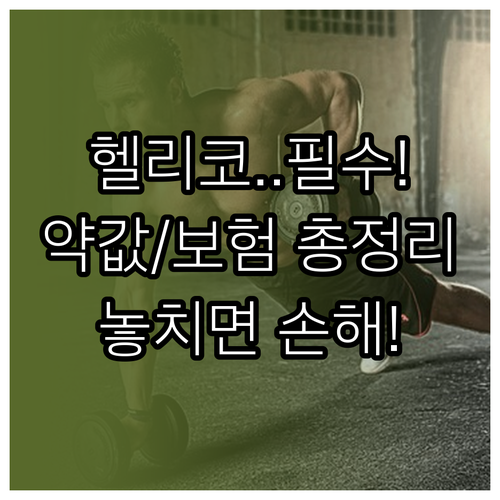 헬리코박터균 검사 방법, 제균 치료 ..