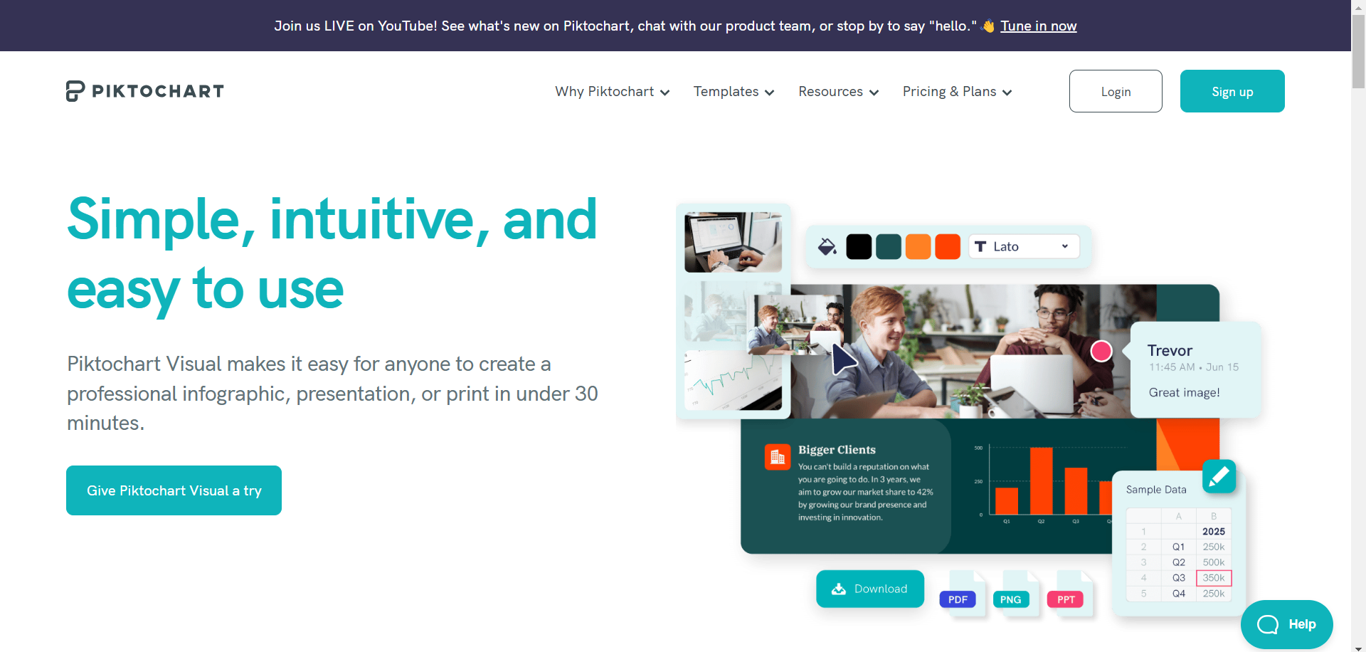 무료 디자인 사이트 모음 - 픽토차트