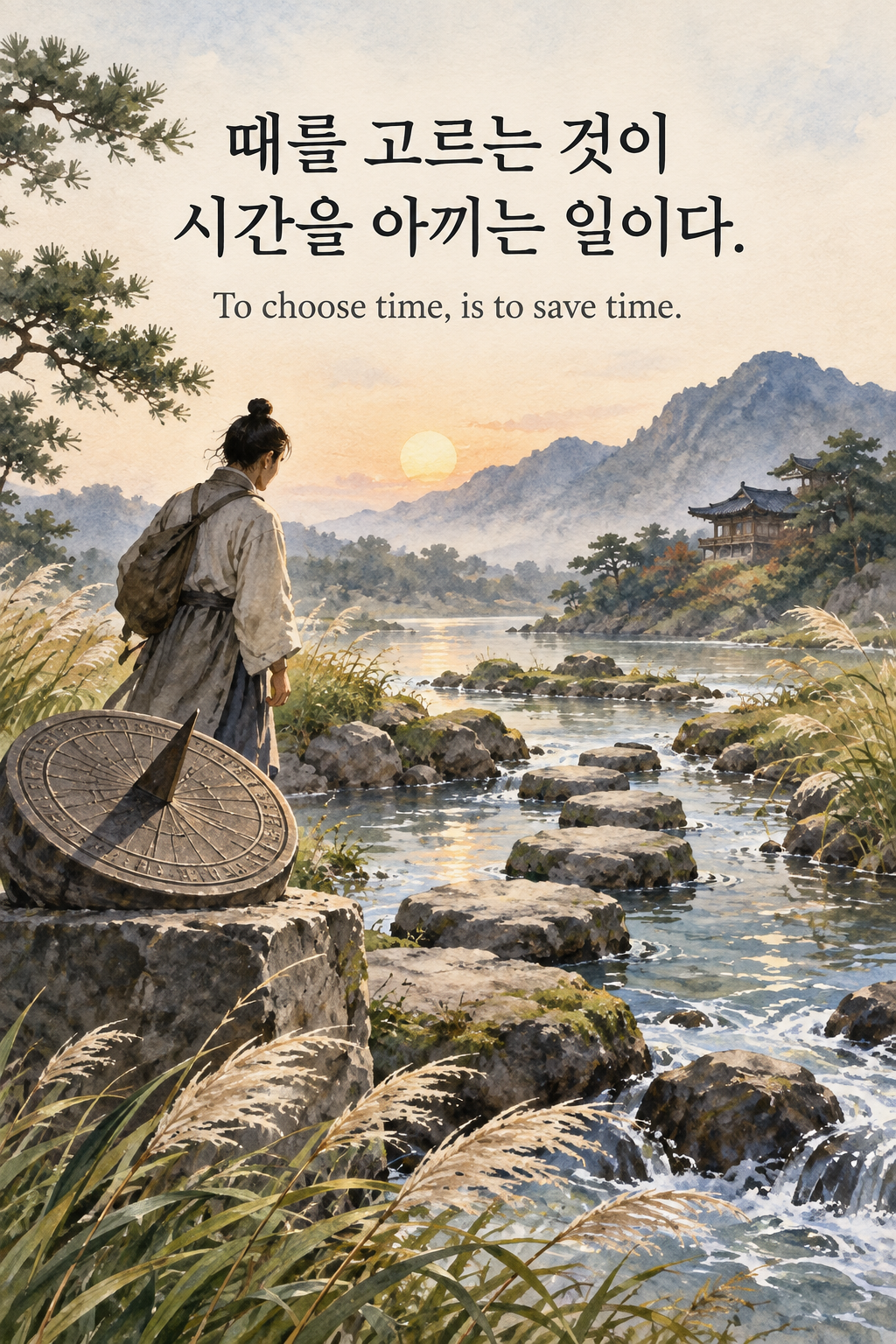 프랜시스 베이컨 명언 24 — 때를 고르는 것이 시간을 아끼는 일이다.