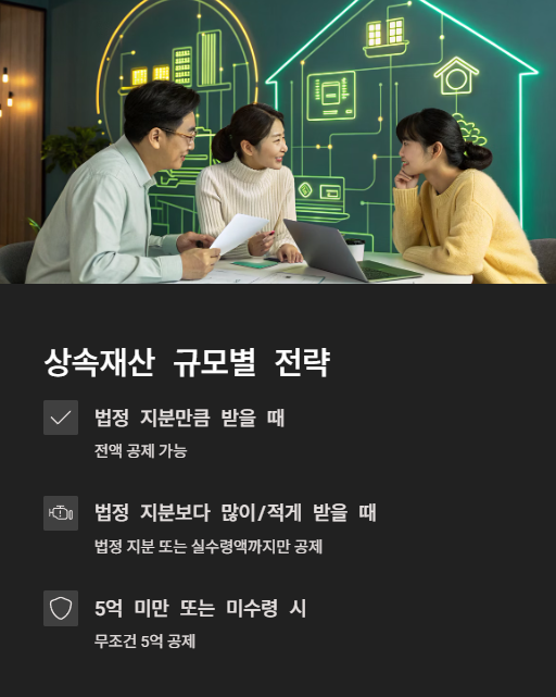 상속재산 규모별 전략