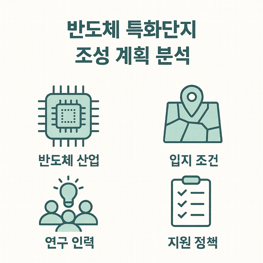 반도체 특화단지 조성 계획 분석 관련 사진