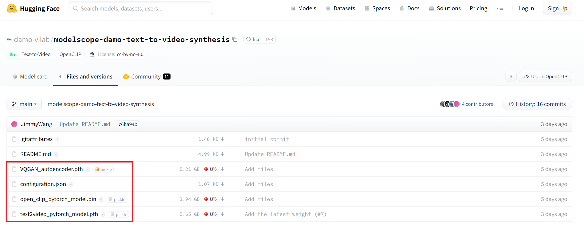 사진8-HuggingFace의-modelscope-damo-text-to-video-synthesis-repository-화면