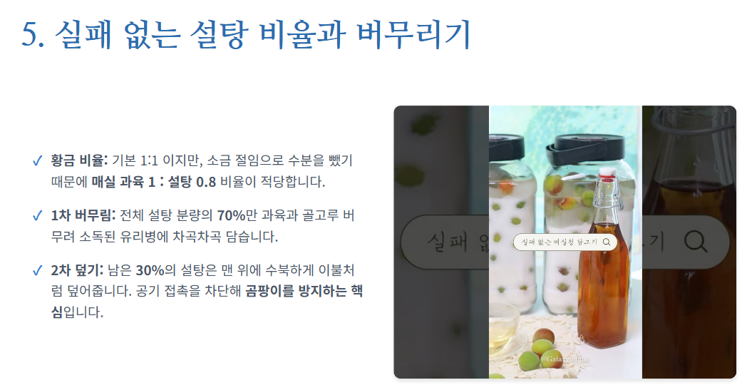 매실 장아찌 아삭하게담는법