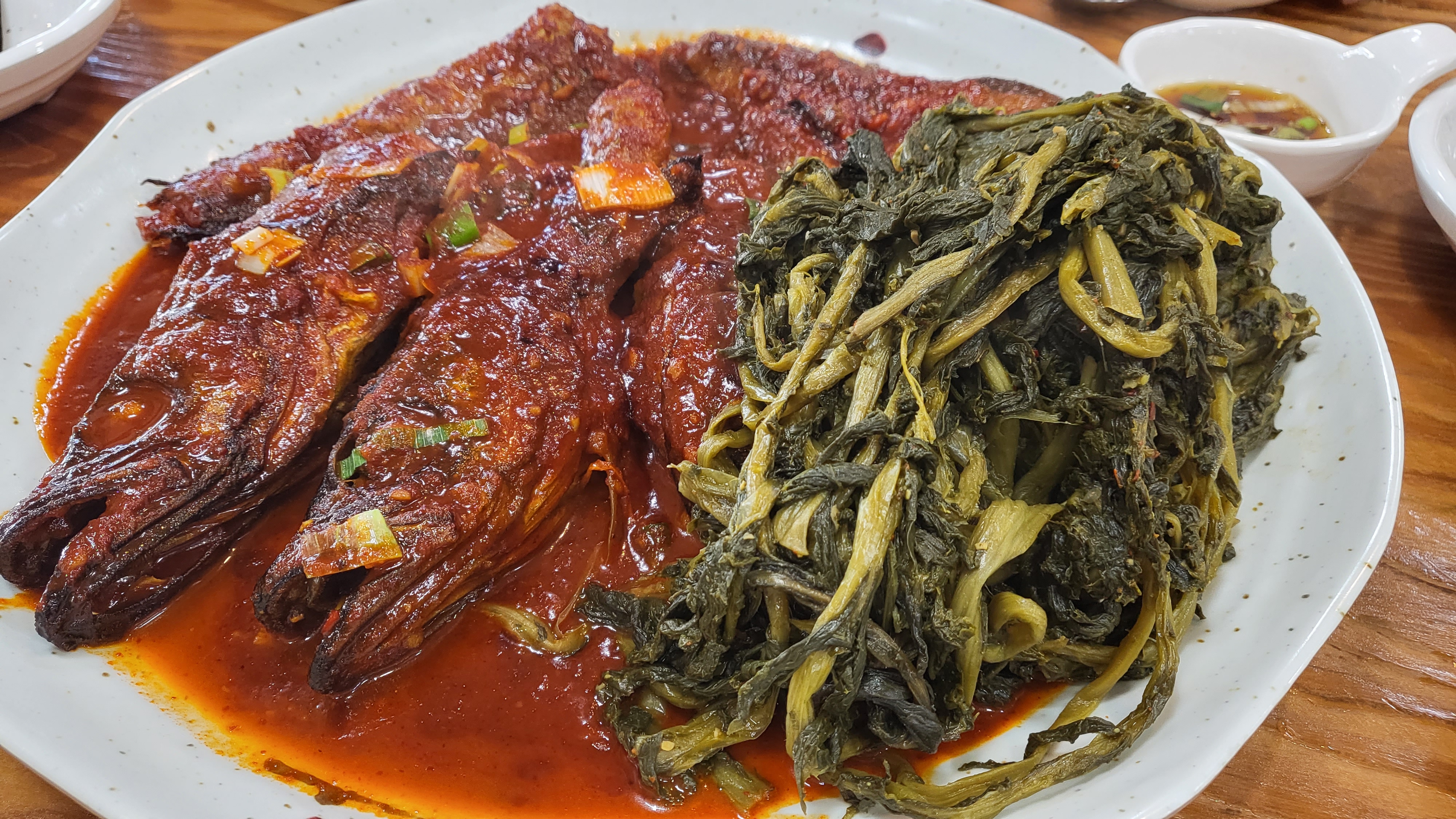 양평 서종 시래기 듬뿍 코다리찜 도둑코다리