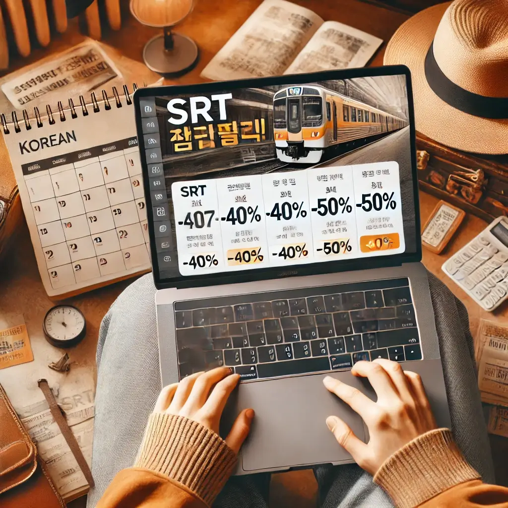 SRT 할인예매 꿀팁 총정리! 최대 70%까지 싸게 타는 법