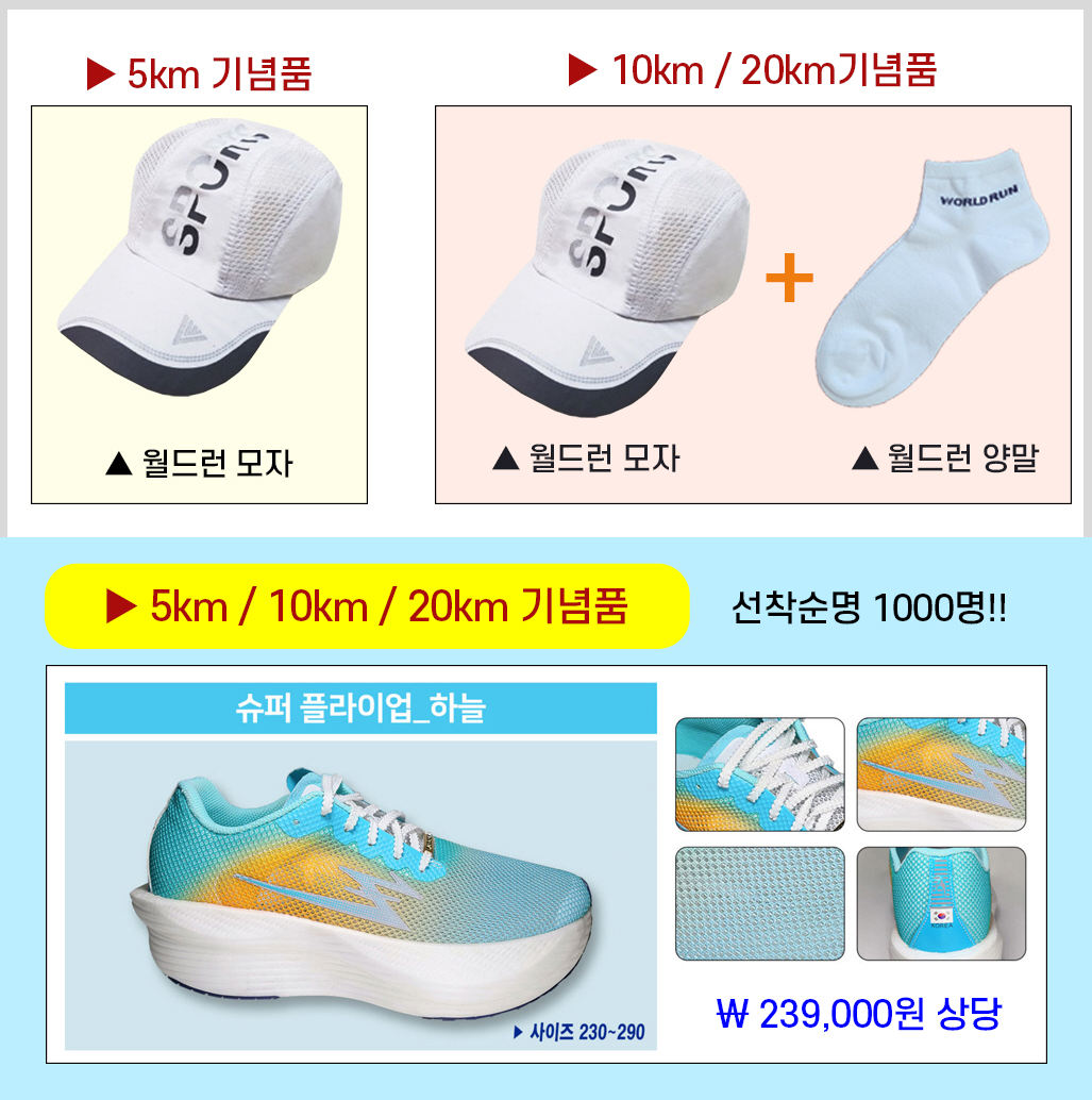 월드런슈퍼플라이업마라톤대회