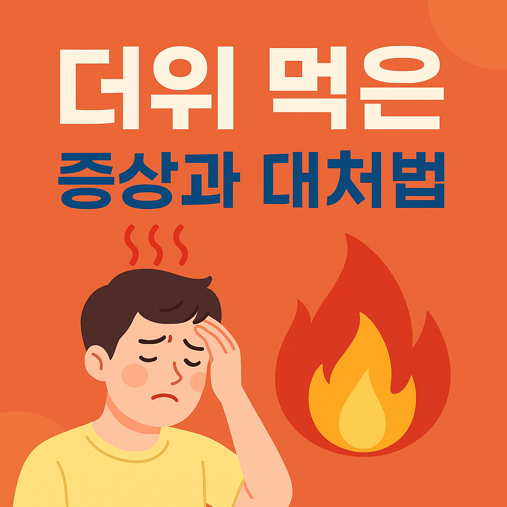 더위먹은 증상과 대처법