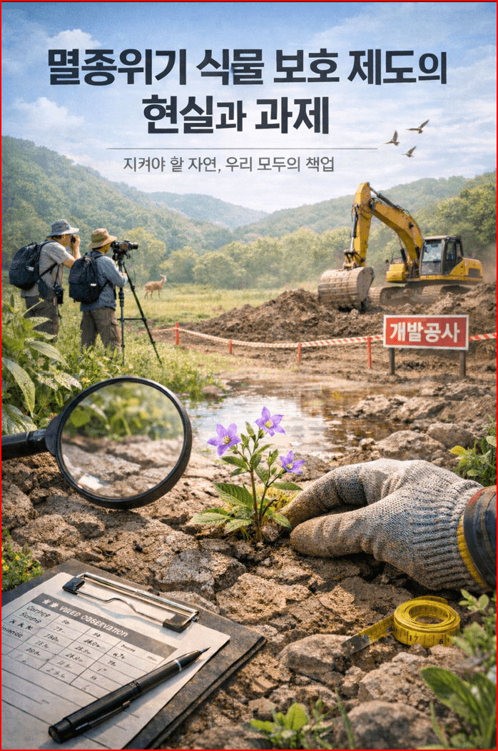 멸종 위기 식물 보호 제도의 현실