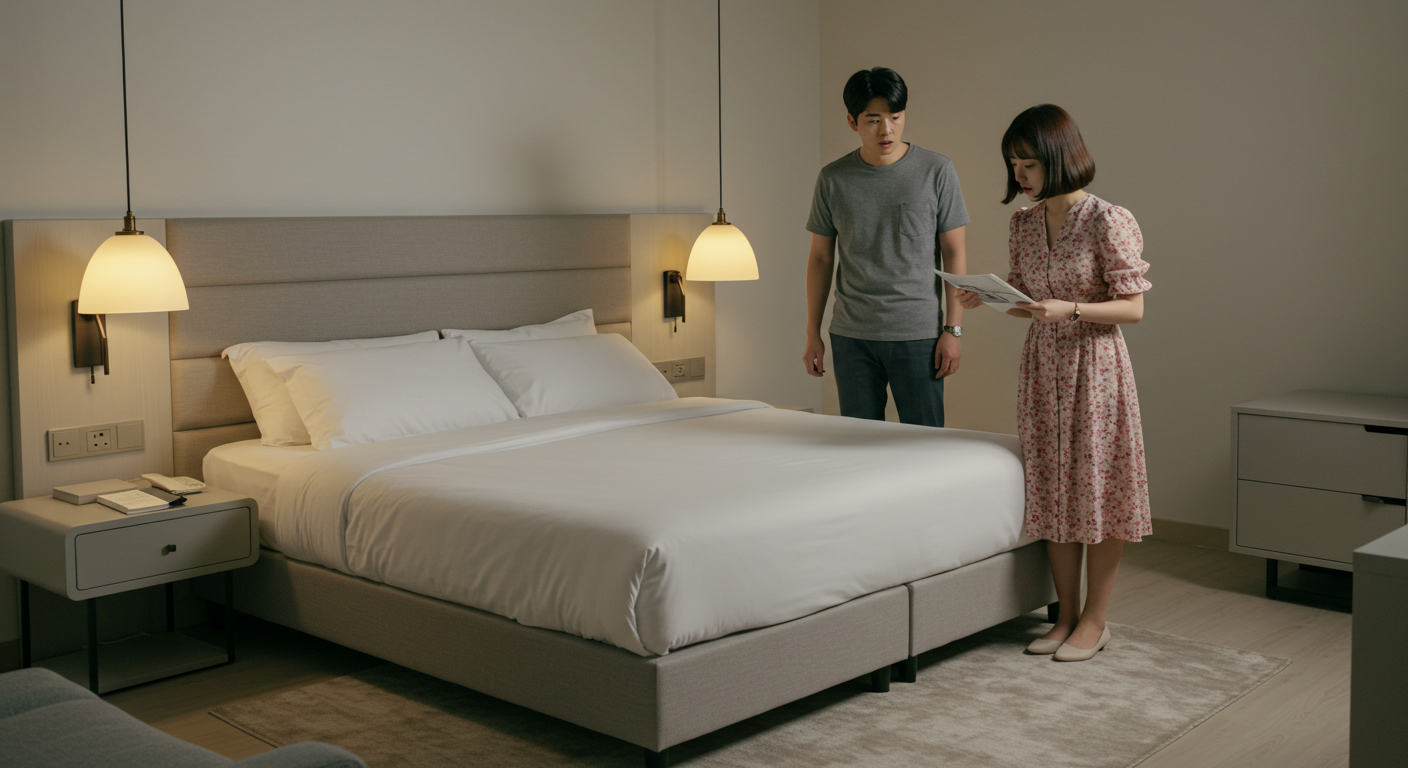 호텔 침대 매트리스