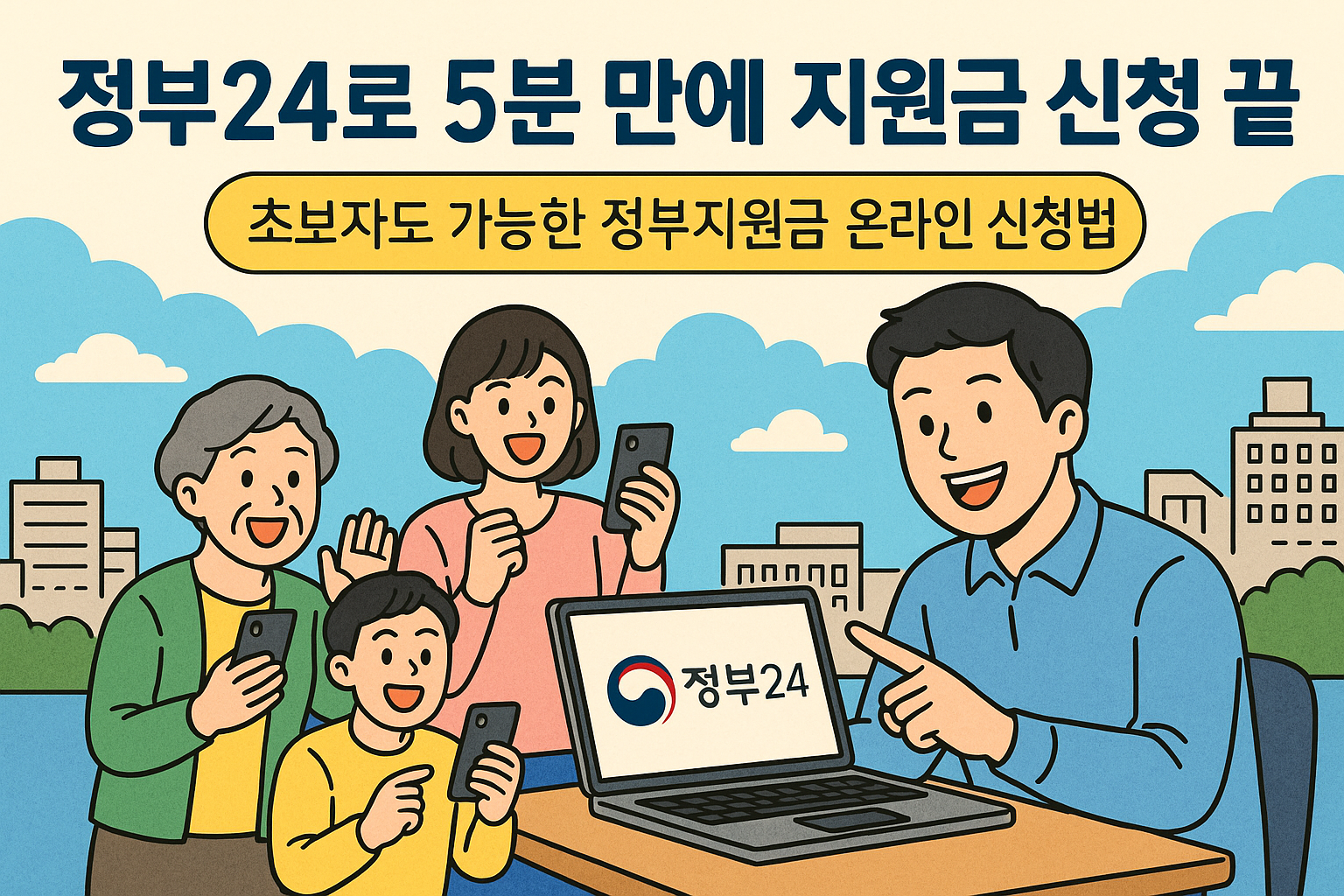 정부24에서 지원금 신청하는 5분 꿀팁