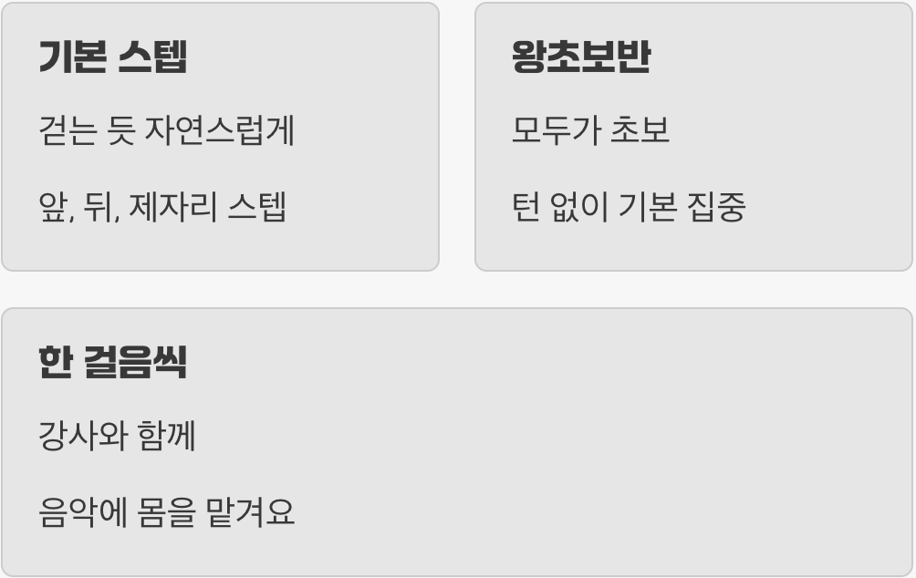 춤은 처음인데... 몸치도 괜찮을까요?