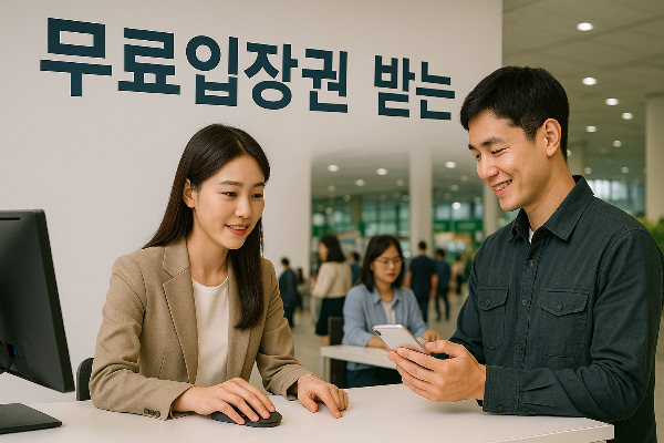 팔도밥상페어 사전등록으로 무료입장권 받는 법