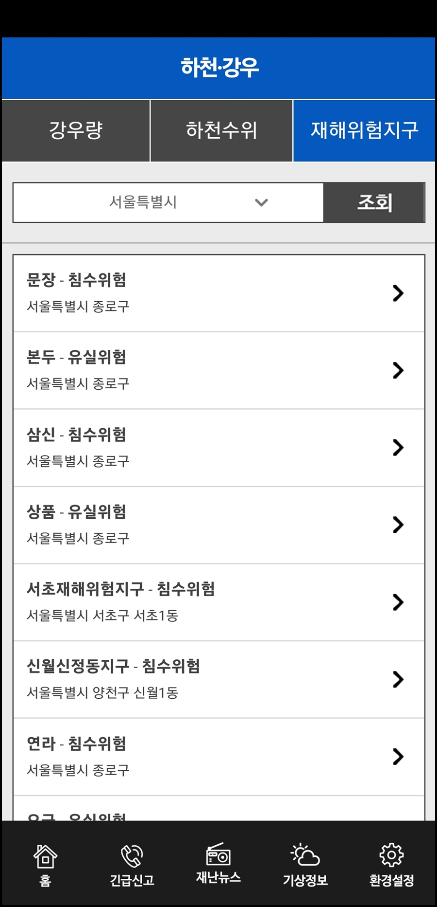 재해위험지구