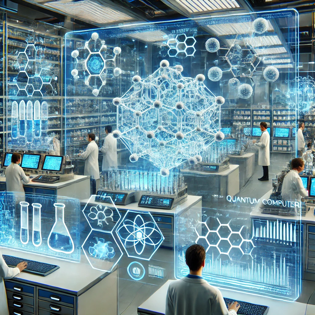 신약 과 양자컴 기술