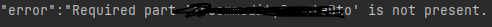 Required part is not present
