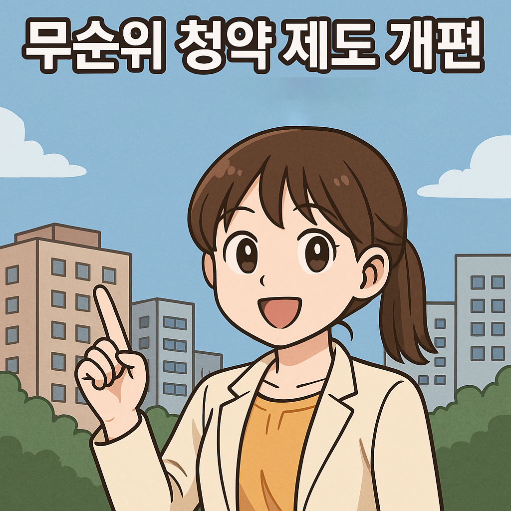 무순위 청약 제도 개편, 무주택자에게 유리하게 변경