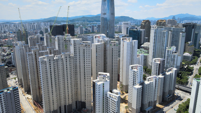 잠실 르엘 아파트 전경 사진