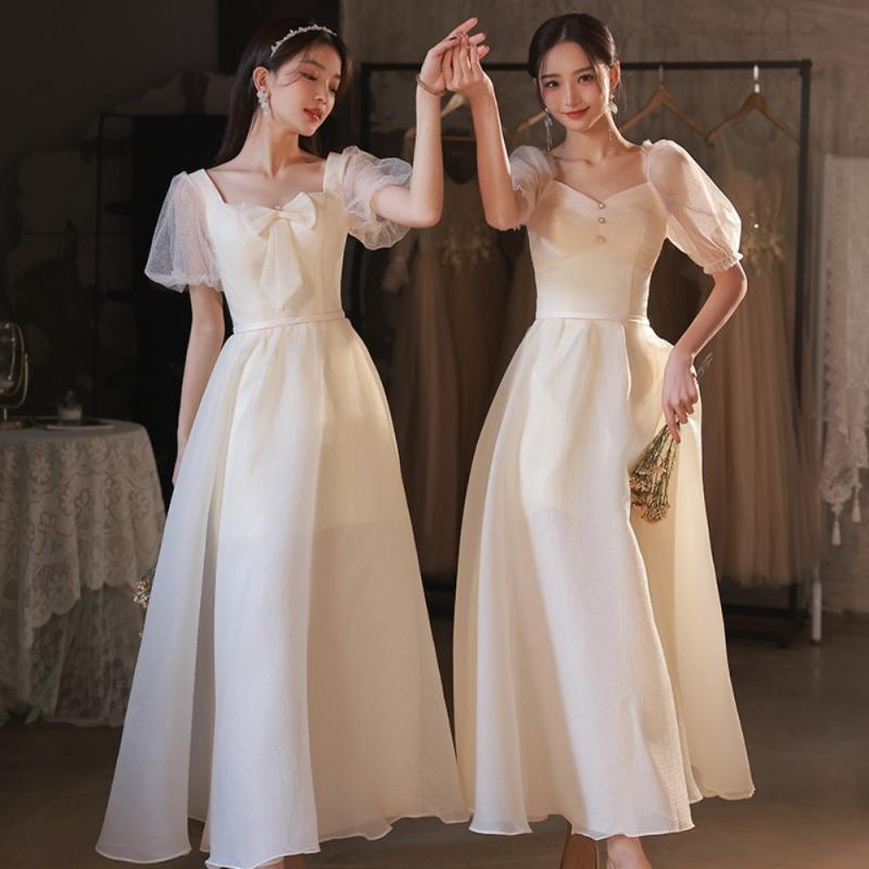 스몰웨딩원피스 브라이덜샤워드레스 연주복 A20