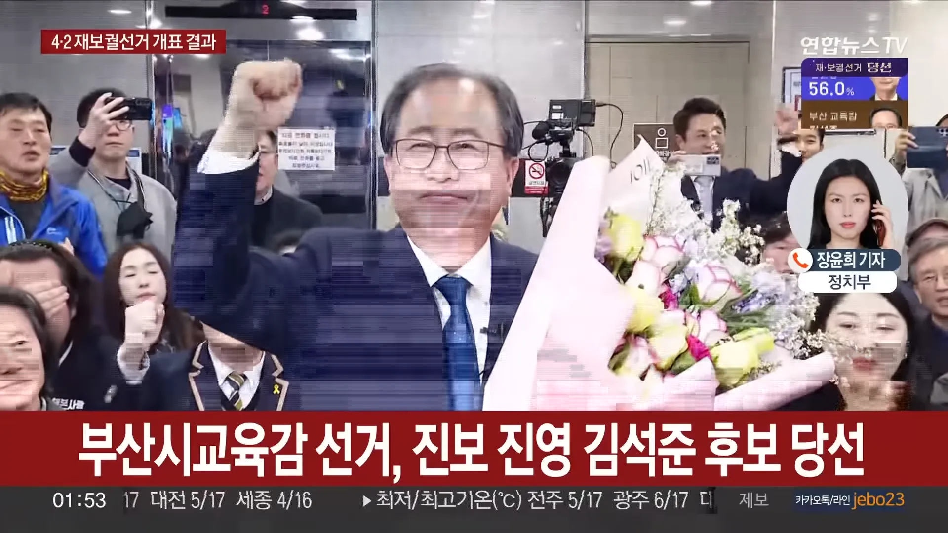 부산시교육감 선거 결과