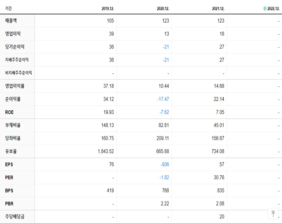 와이즈버즈 재무제표