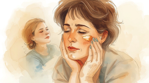 ESFJ 성인의 상실감은 타인을 챙기는 삶 속에서 자신이 잊히거나 지쳐갈 때 가장 크게 다가옵니다에 관한 그림