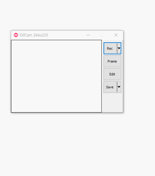 Gif cam 크기 조절