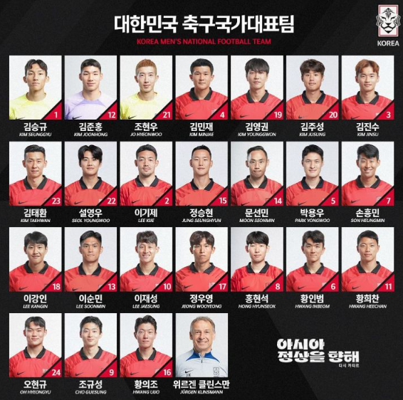 대한민국 베트남 축구 중계&amp;#44; 선발명단 정보