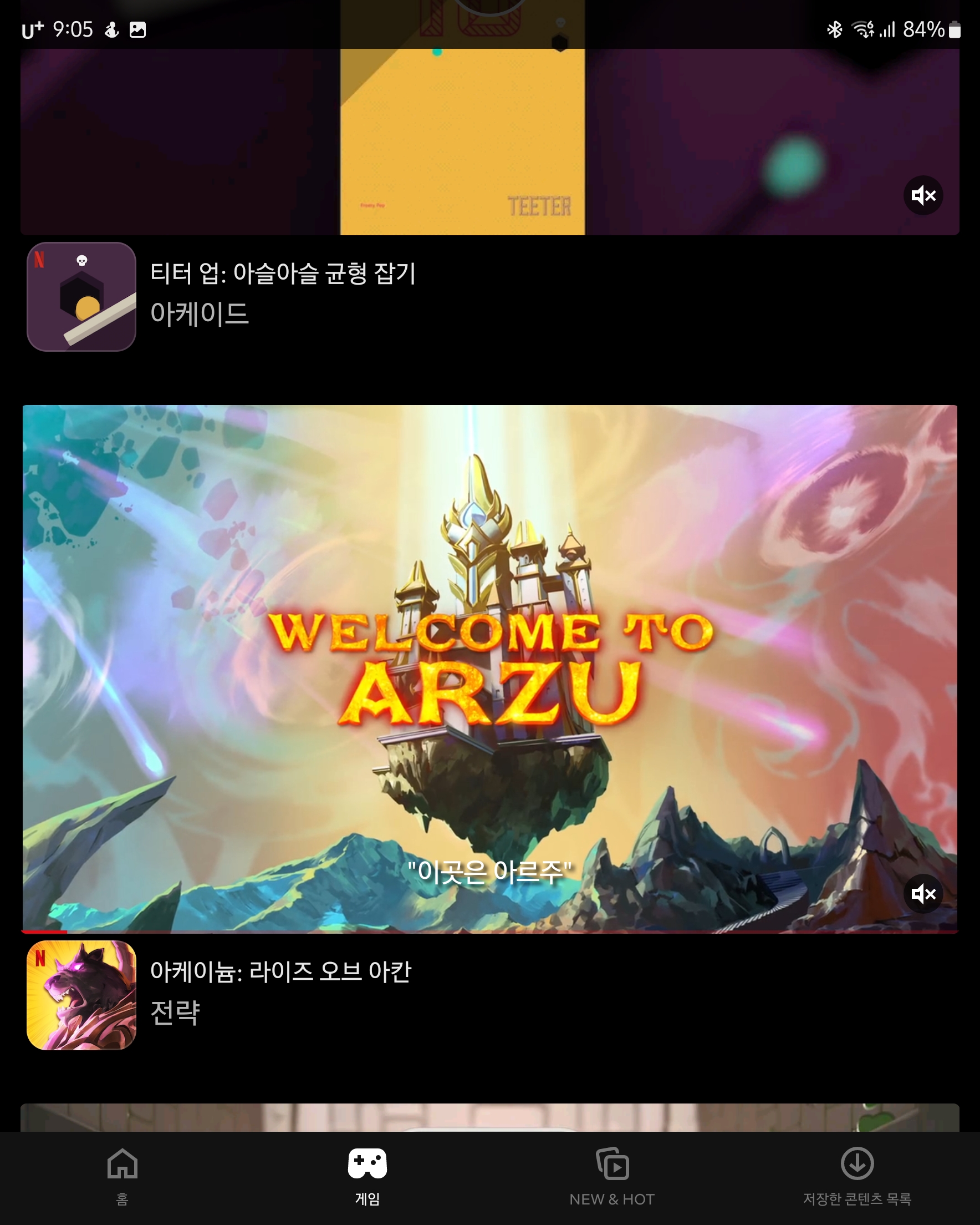게임 종류