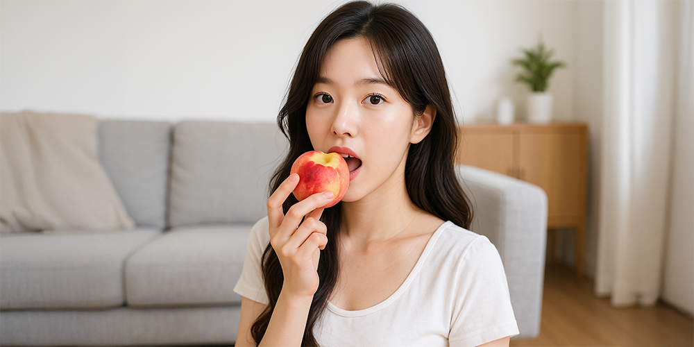 꿈에서 과일을 먹는 사람